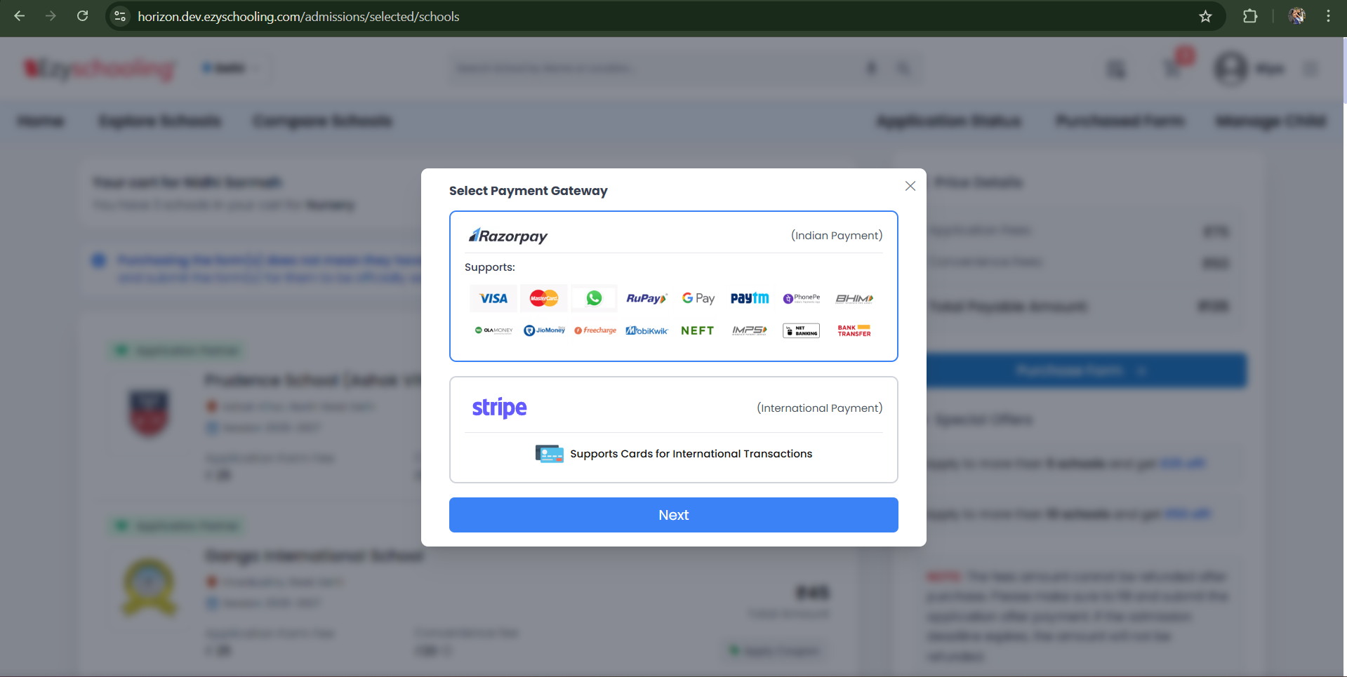 Complete Payment to Start Applying